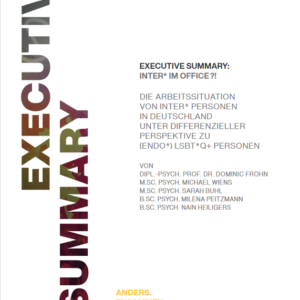 Cover: Executive Summary, Inter im Office